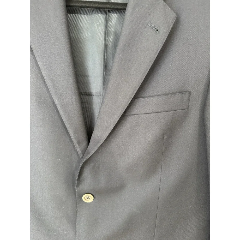 Burberry -‎ Navy Wool And Cashmere Men's Sport Blazer Size 40